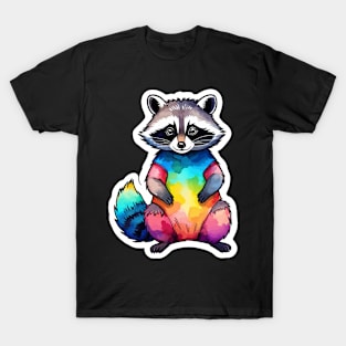 Raccoon Watercolor T-Shirt